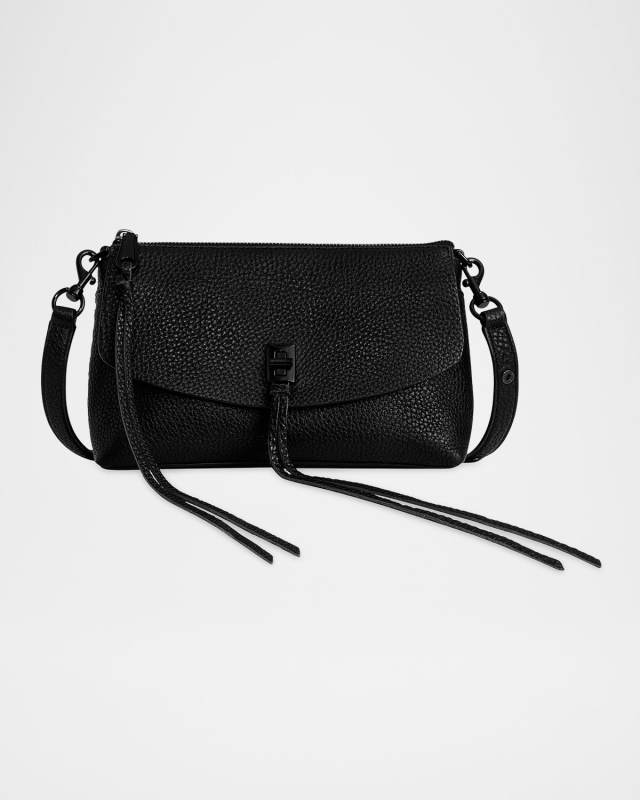 Darren Zip Leather Crossbody Bag